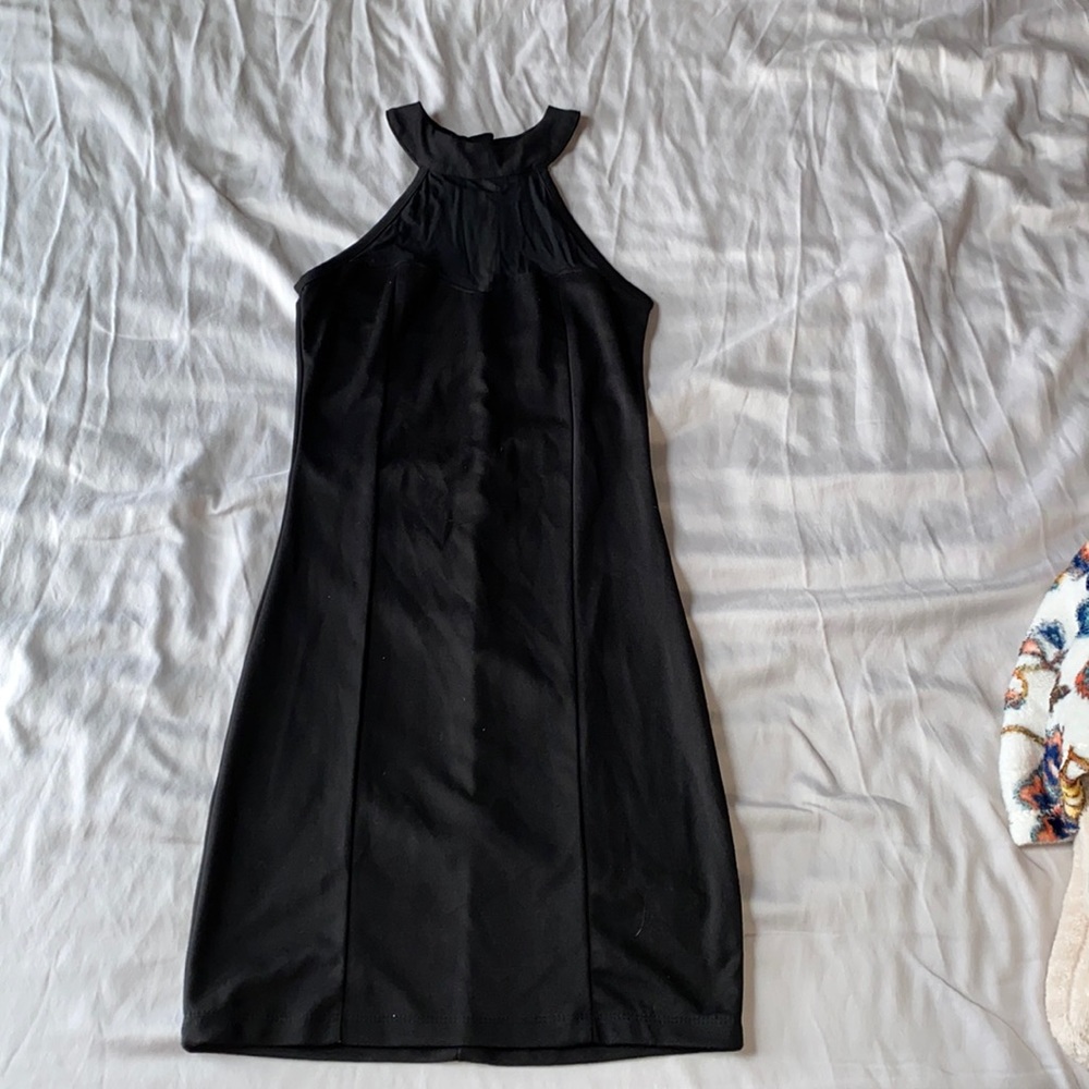 Charlotte Rusee black Bodycon dress